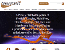 Tablet Screenshot of flexiblecircuit.com